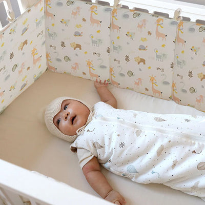 Tour de lit bébé 6 pièces