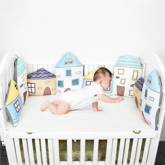 Tour de lit bébé fixation solide